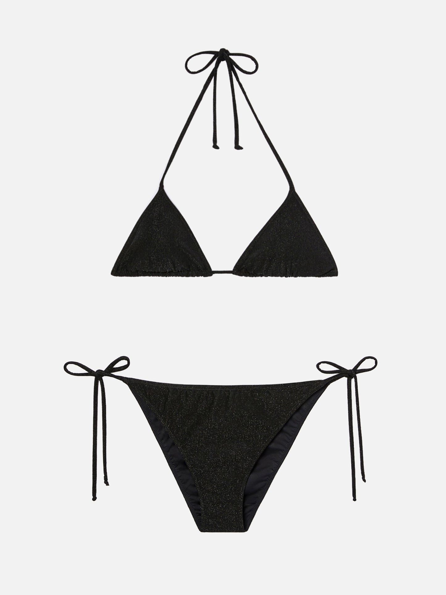 Bikini Leah Teen in maglina lurex nero