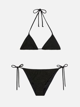 Bikini Leah Teen in maglina lurex nero