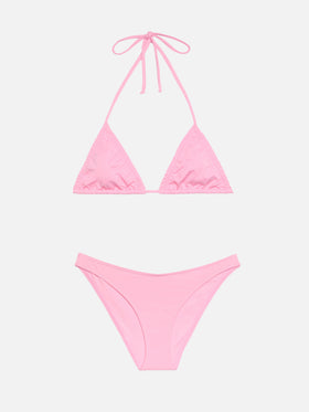 Nilly Lido classic triangle bikini in pink