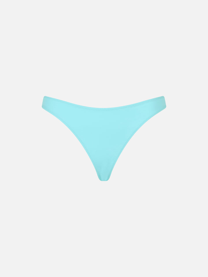 Woman water green classic swim briefs Lido - MC2 Saint Barth