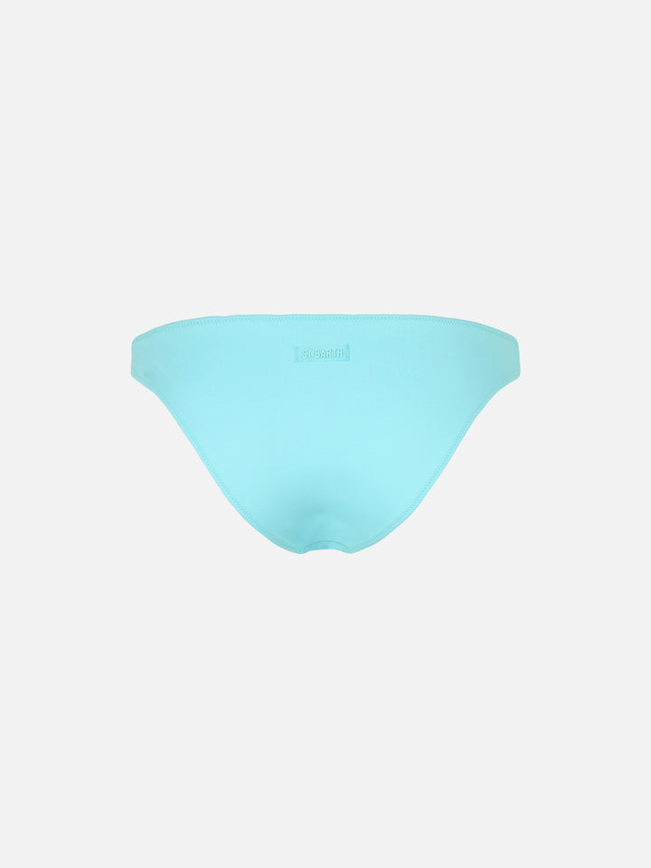 Woman water green classic swim briefs Lido - MC2 Saint Barth