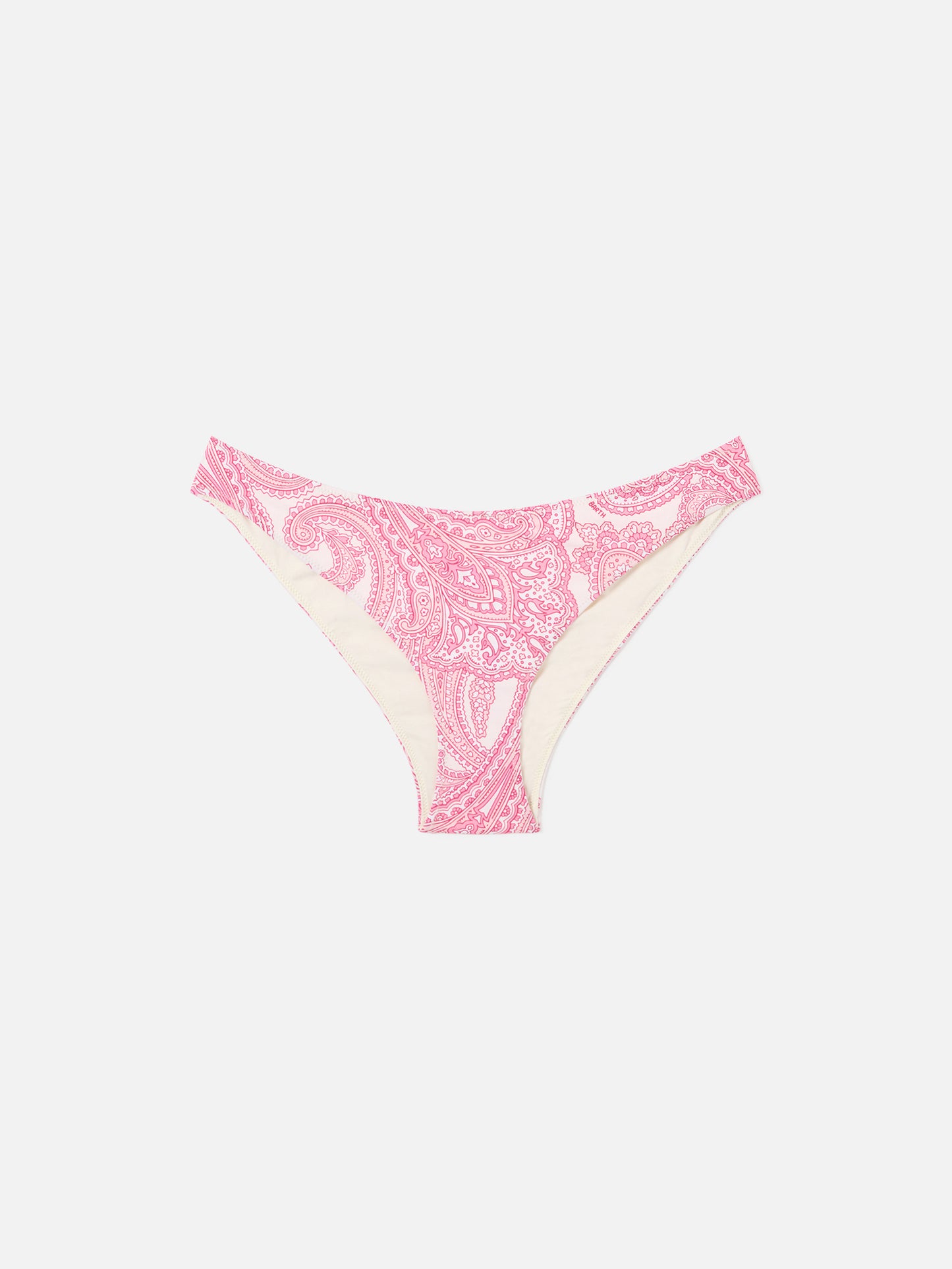 Slip de bain Lido rose à imprimé paisley 