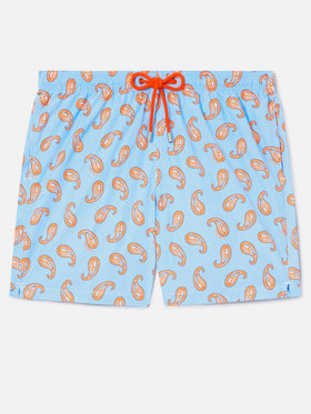 Short de bain Lighting à imprimé paisley 
