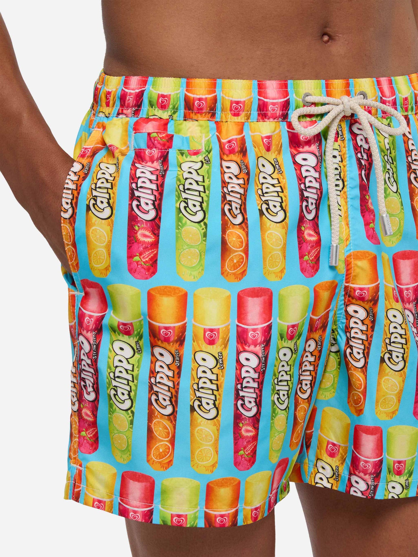 Costume da bagno da uomo con stampa Calippo | Algida® Edizione Speciale