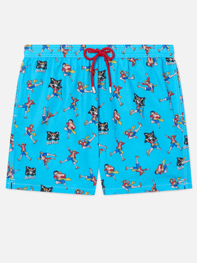 Short de bain Lighting avec imprimé all-over One Piece | Édition spéciale 