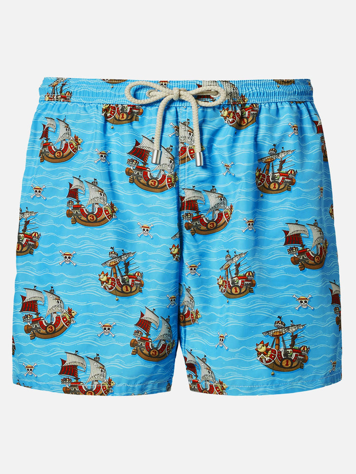 Leichte Badehose aus Lightning-Material mit One Piece-Print | ONE PIECE® SPECIAL EDITION