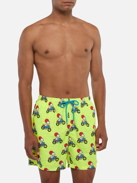Herren-Badeshorts aus leichtem Stoff mit Snoopy-Aufdruck | PEANUTS® SONDEREDITION