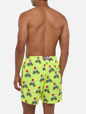 Herren-Badeshorts aus leichtem Stoff mit Snoopy-Aufdruck | PEANUTS® SONDEREDITION