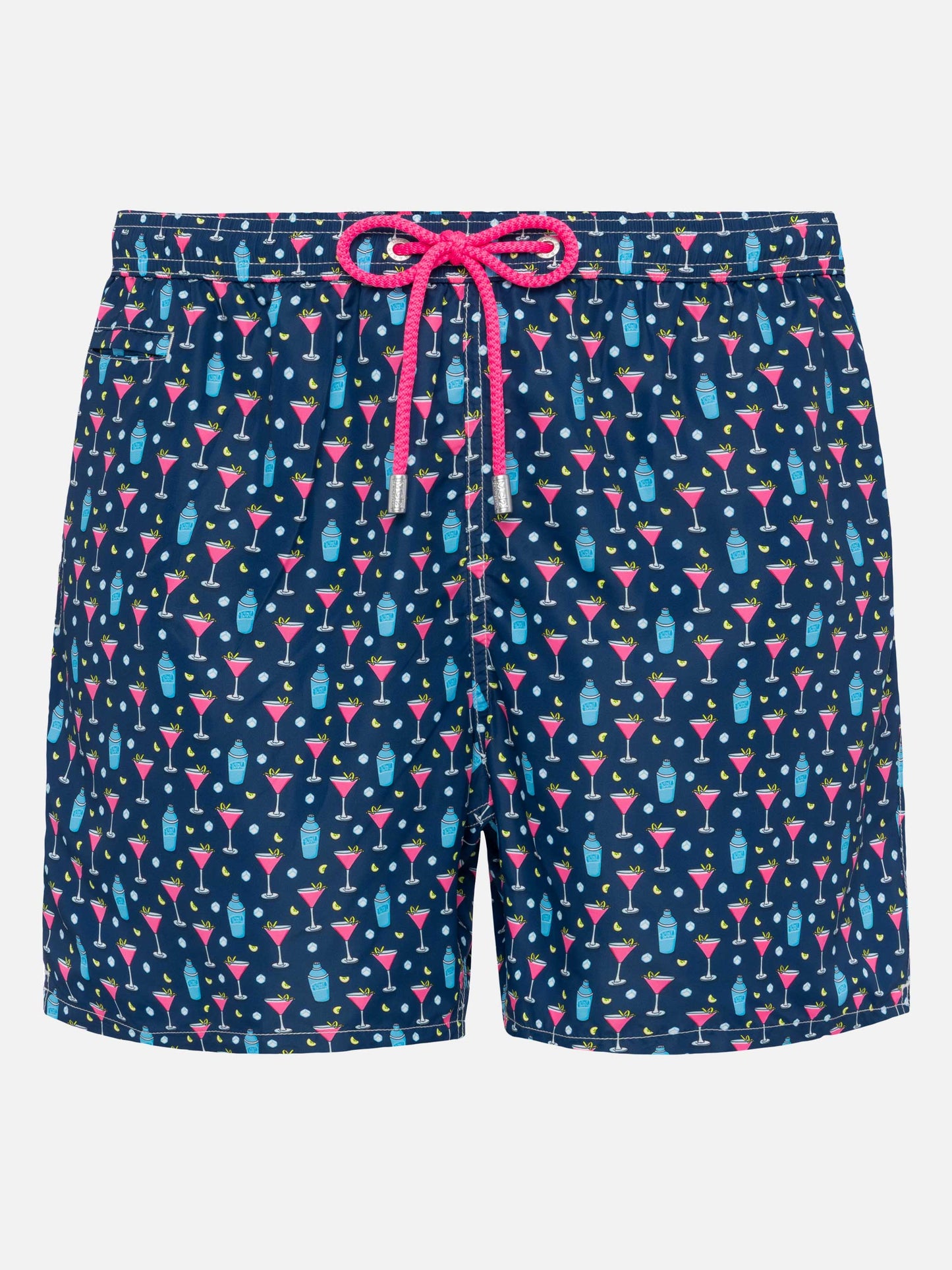 Lightweight fabric swim shorts Lighting with cocktail print - MC2 Saint Barth