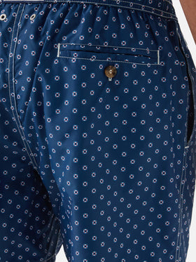 Costume mare Lighting Micro navy con stampa mini salvagenti