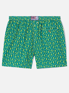 Green Lighting Micro swim shorts with cedrata and cocktail print | Special Edition
