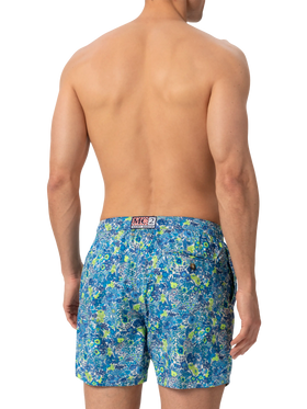 Lightweight fabric swim shorts Lighting with Margaret Annie print | MADE WITH LIBERTY FABRIC - MC2 Saint Barth