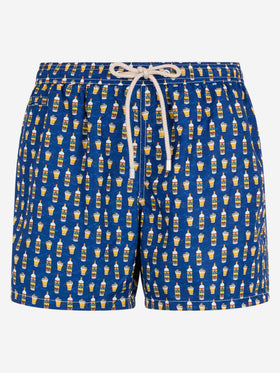 Badeshorts für Herren aus leichtem Stoff Lighting Micro Fantasy mit Vov Bombardino-Aufdruck | VOV SPECIAL EDITION