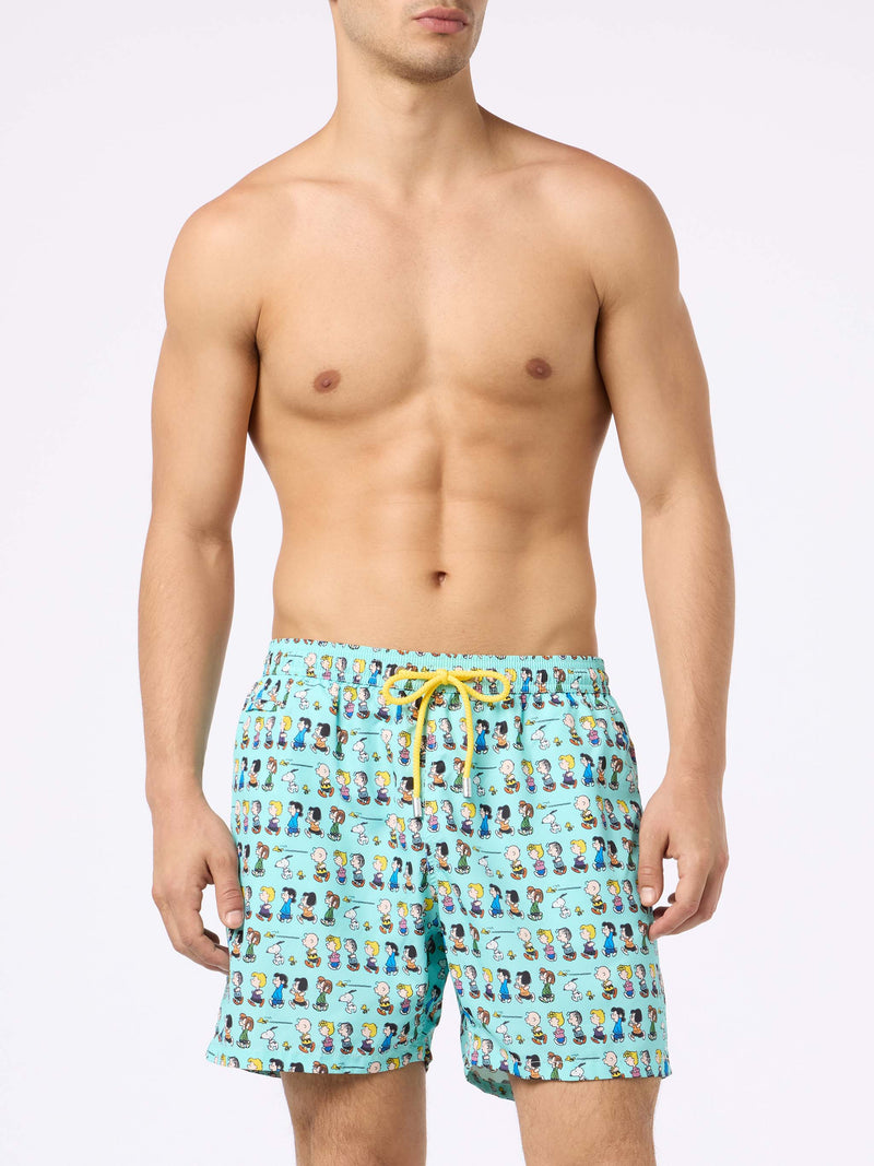 Herren-Badeshorts aus leichtem Stoff Lighting Micro Fantasy mit Peanuts-Aufdruck | SNOOPY PEANUTS™ SONDEREDITION