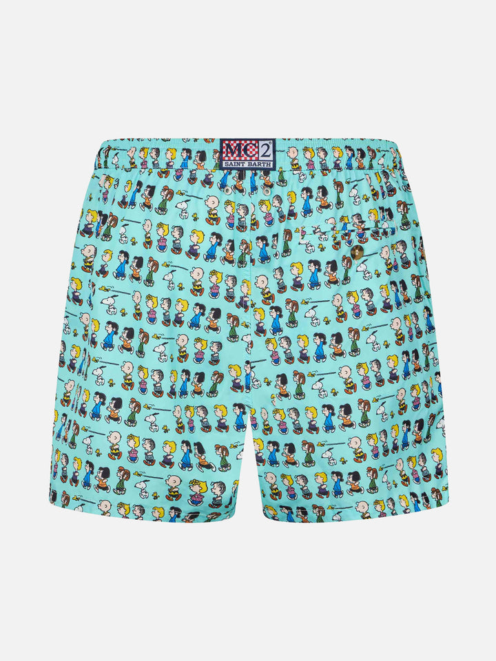 Man lightweight fabric swim-shorts Lighting Micro Fantasy with Peanuts print | SNOOPY PEANUTS™ SPECIAL EDITION