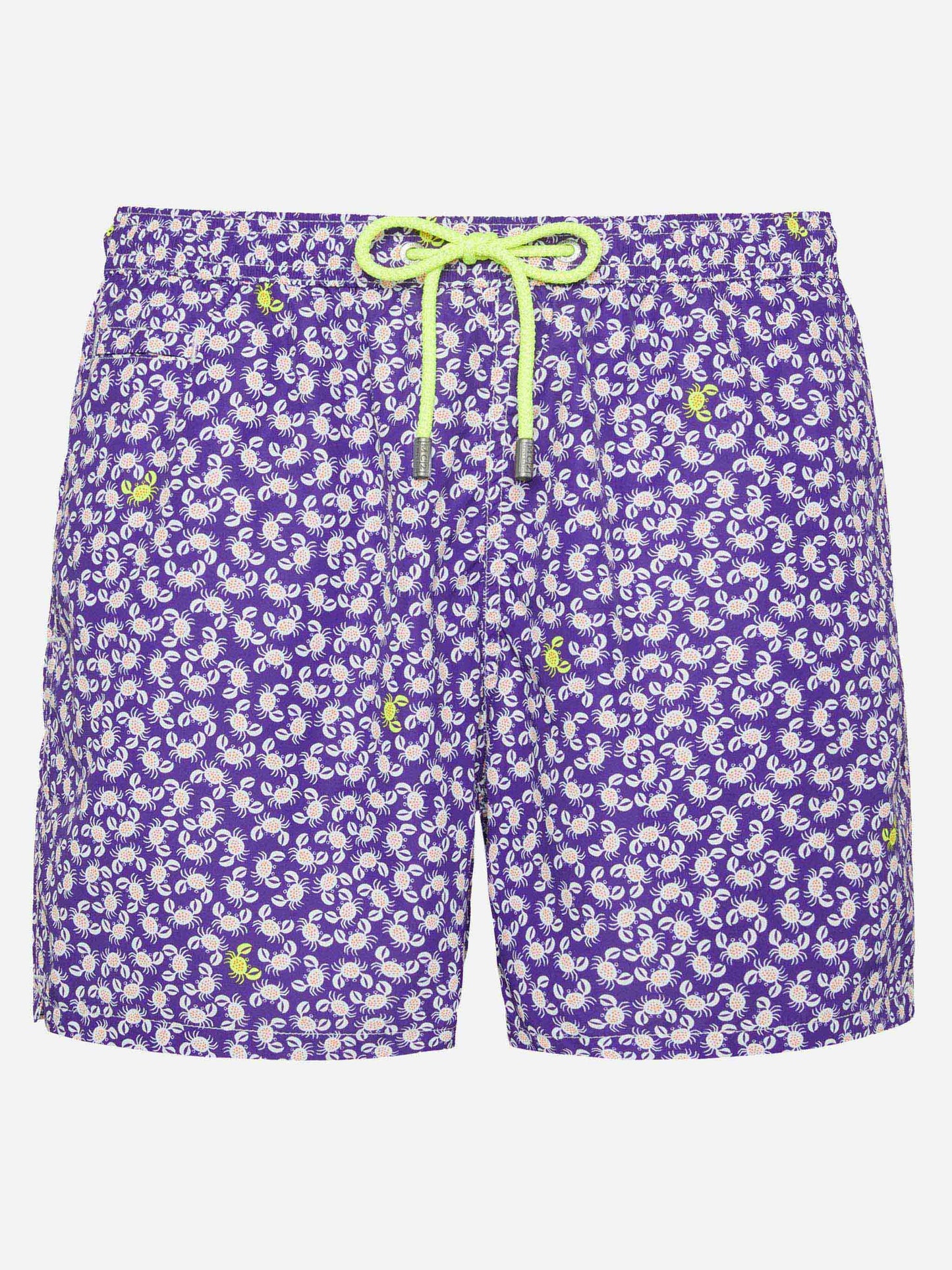 Man light fabric swim shorts with crabs print - MC2 Saint Barth