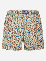 Herren-Badeshorts aus leichtem Stoff Lighting Micro Fantasy mit Meerjungfrauen-Print