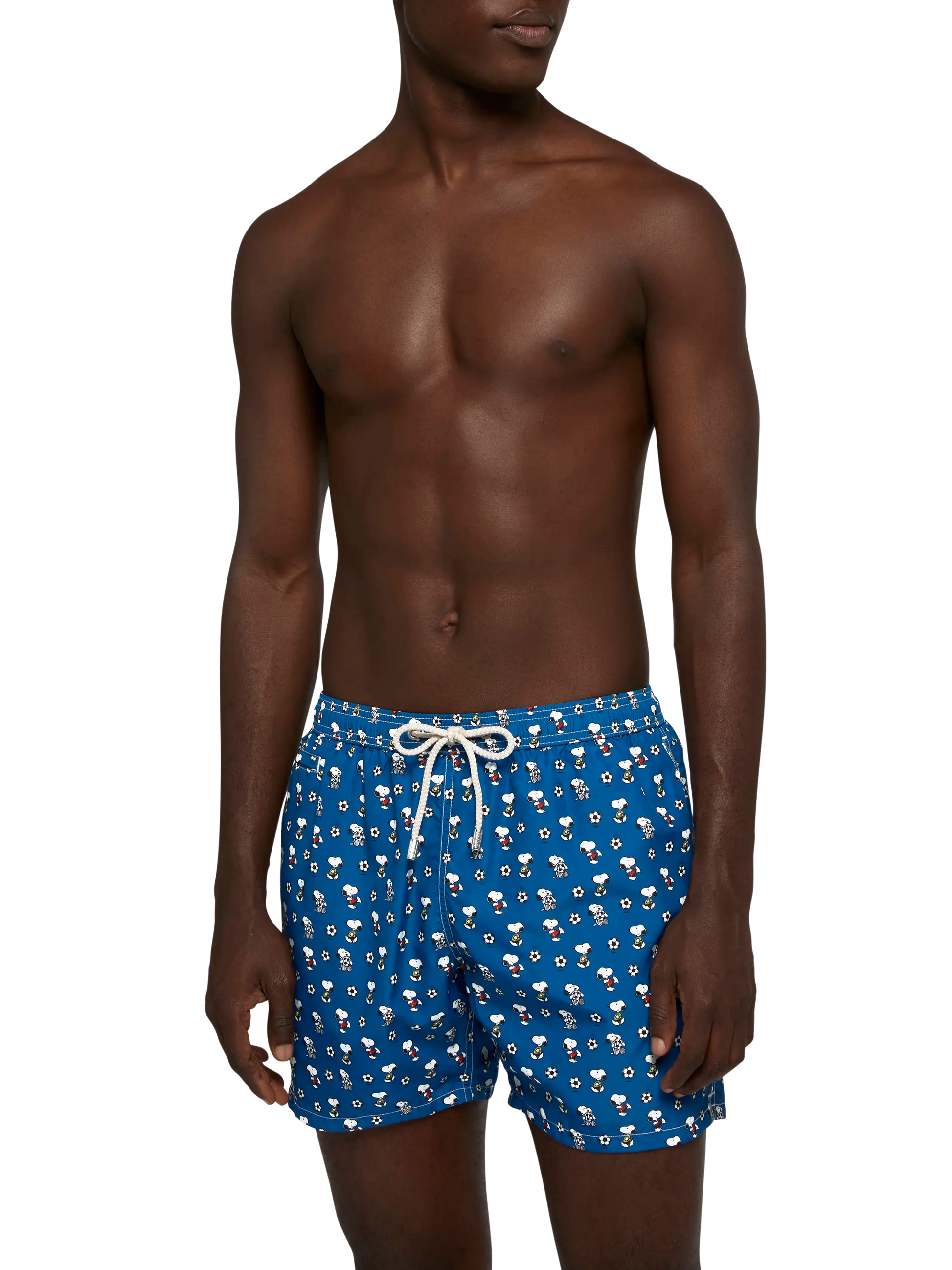 Lightweight fabric swim shorts Lighting with Snoopy print | SNOOPY PEANUTS® SPECIAL EDITION - MC2 Saint Barth