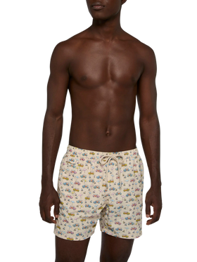 Lightweight fabric swim shorts Lighting with dune buggy print | FIAT SPECIAL EDITION - MC2 Saint Barth