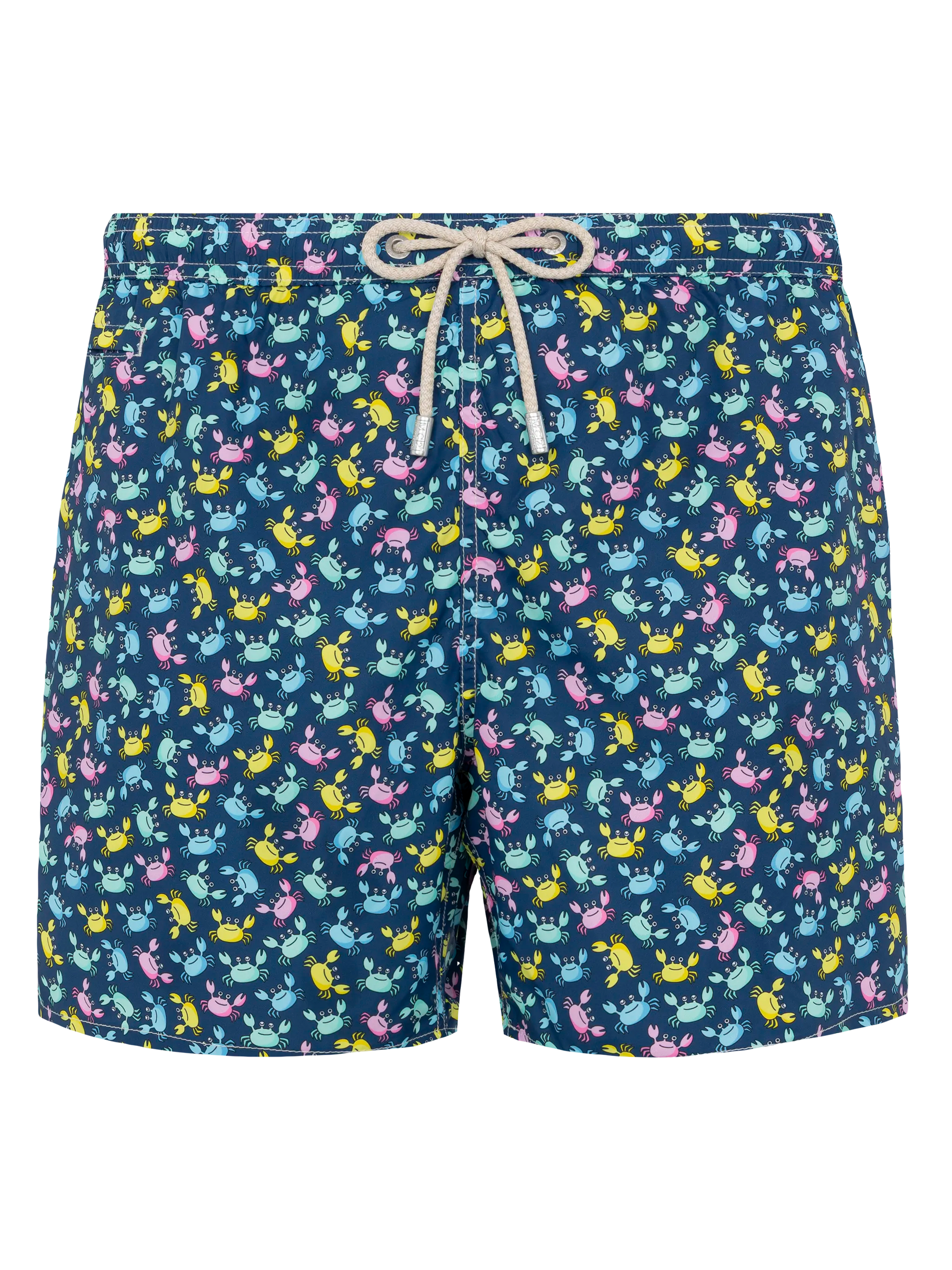 Lightweight fabric swim shorts Lighting with crabs print - MC2 Saint Barth