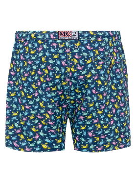 Lightweight fabric swim shorts Lighting with crabs print - MC2 Saint Barth
