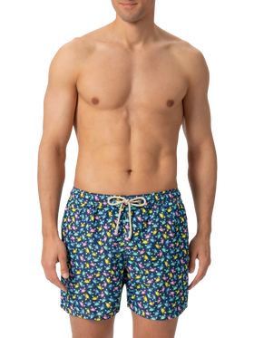 Lightweight fabric swim shorts Lighting with crabs print - MC2 Saint Barth