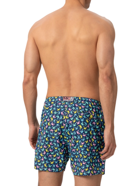 Lightweight fabric swim shorts Lighting with crabs print - MC2 Saint Barth