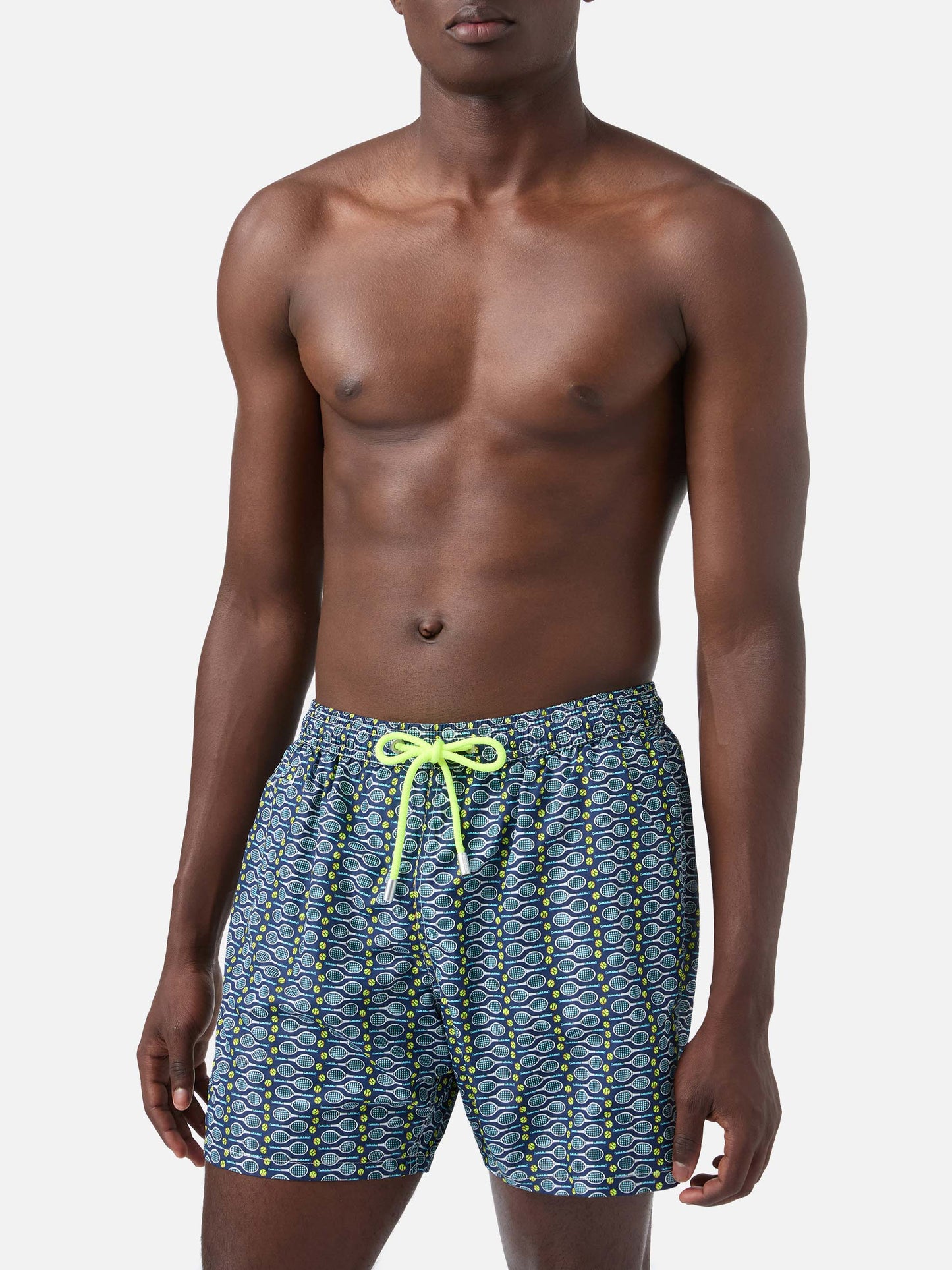 Lighting Micro Fantasy swim shorts with tennis print