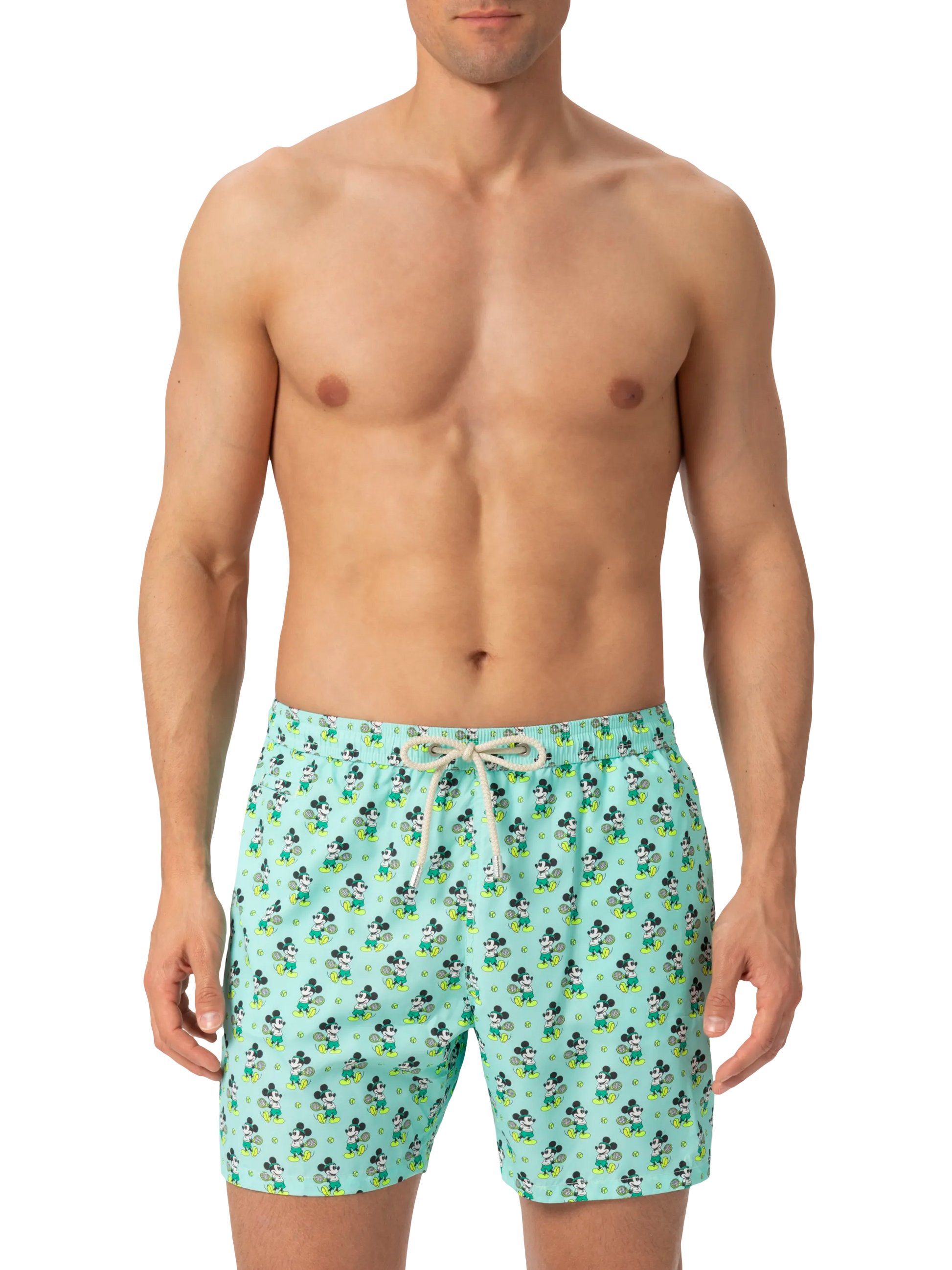 Lightweight fabric swim shorts Lighting with Mickey Mouse print | DISNEY® SPECIAL EDITION - MC2 Saint Barth