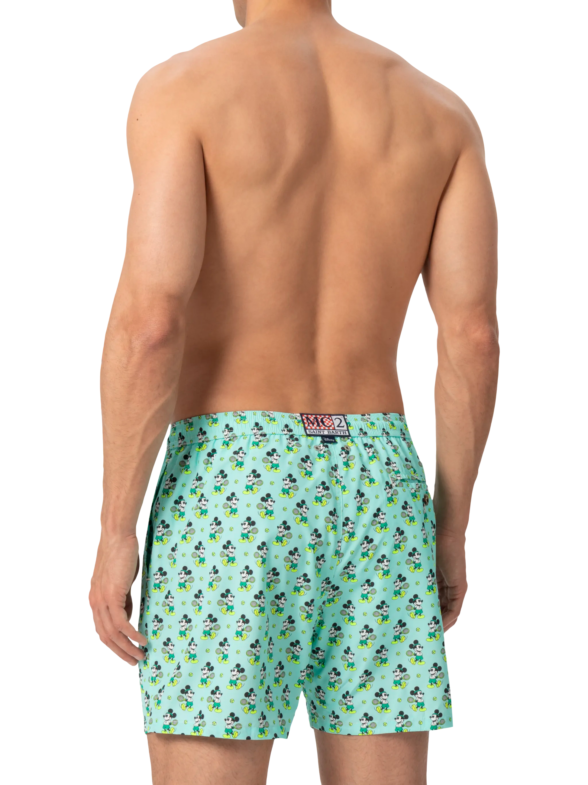 Lightweight fabric swim shorts Lighting with Mickey Mouse print | DISNEY® SPECIAL EDITION - MC2 Saint Barth