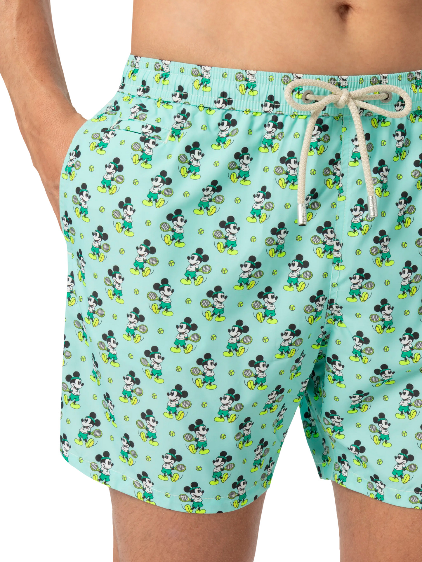 Lightweight fabric swim shorts Lighting with Mickey Mouse print | DISNEY® SPECIAL EDITION - MC2 Saint Barth