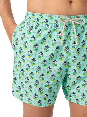 Lightweight fabric swim shorts Lighting with Mickey Mouse print | DISNEY® SPECIAL EDITION - MC2 Saint Barth