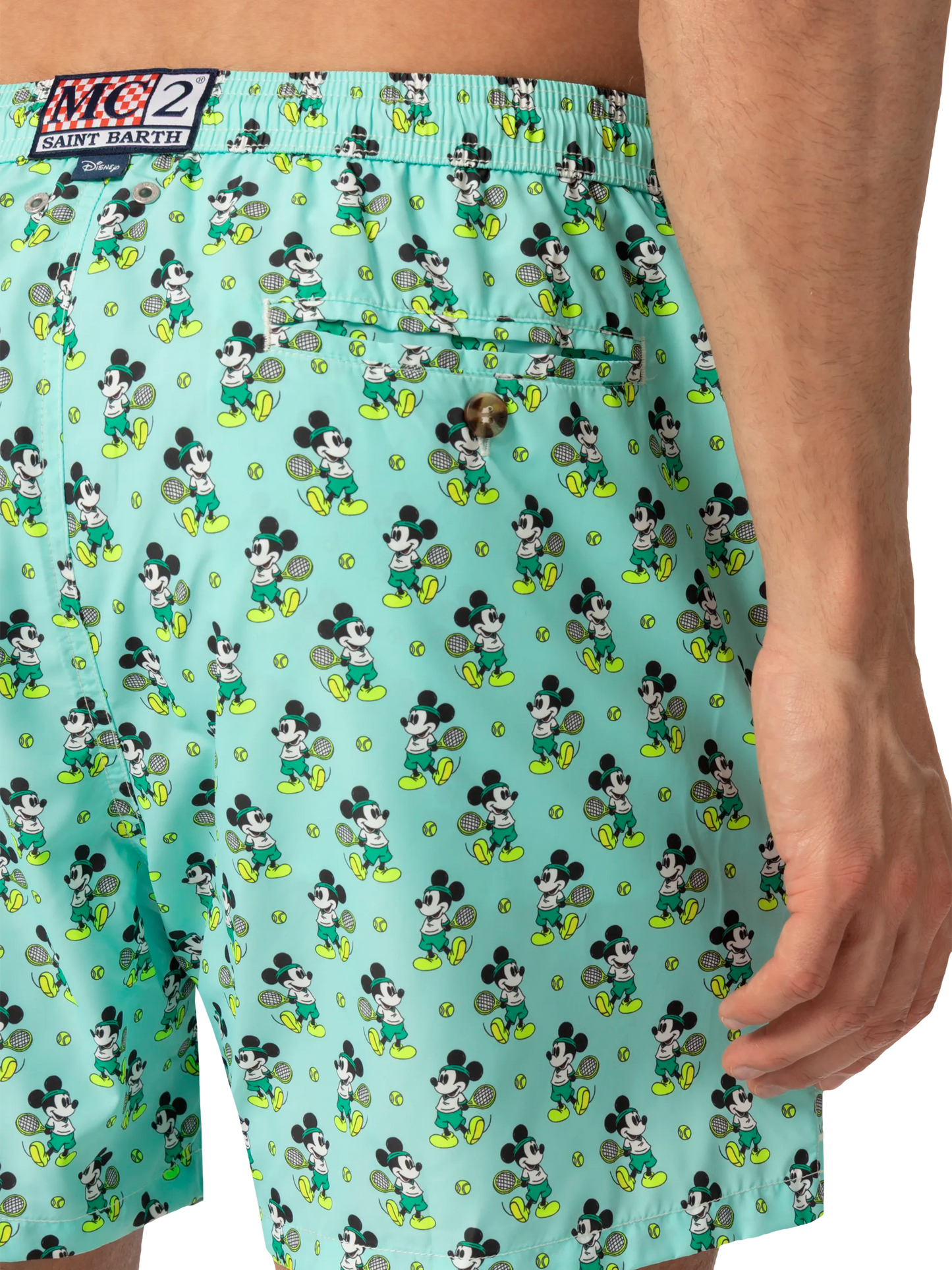 Lightweight fabric swim shorts Lighting with Mickey Mouse print | DISNEY® SPECIAL EDITION - MC2 Saint Barth