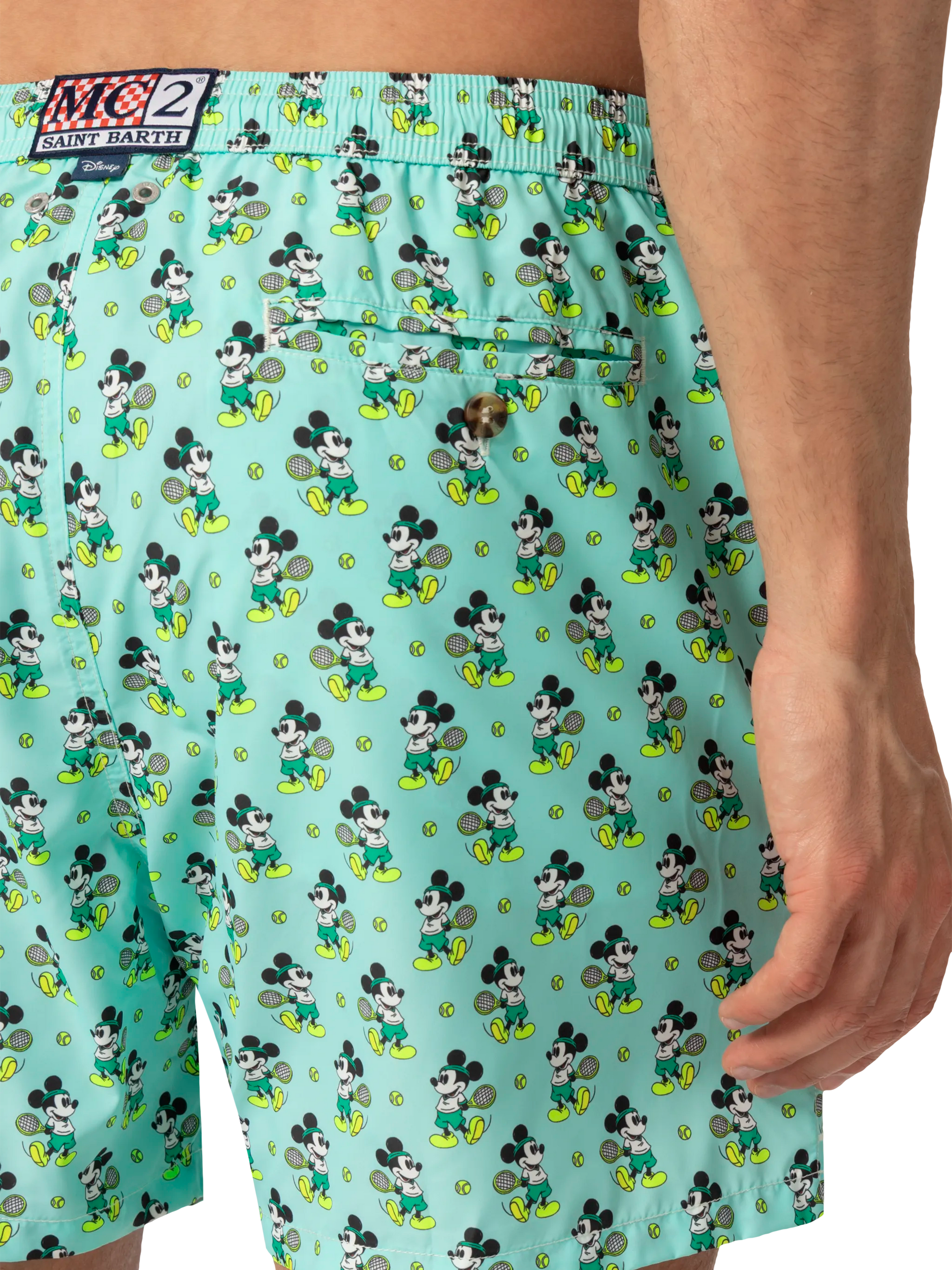 Lightweight fabric swim shorts Lighting with Mickey Mouse print | DISNEY® SPECIAL EDITION - MC2 Saint Barth