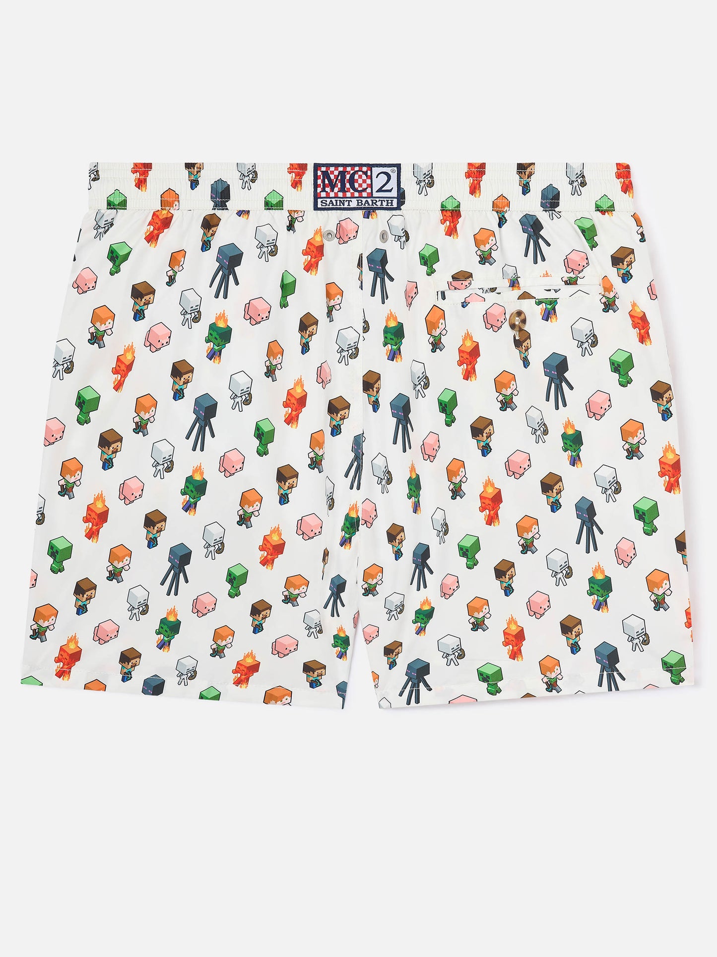 Badeshorts aus leichtem Stoff Lighting mit Minecraft-Print | MINECRAFT® SPECIAL EDITION 