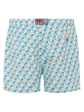 Lightweight fabric swim shorts Lighting with padel print - MC2 Saint Barth