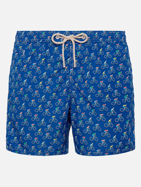 Costume mare Lighting in tessuto leggero con stampa bikers