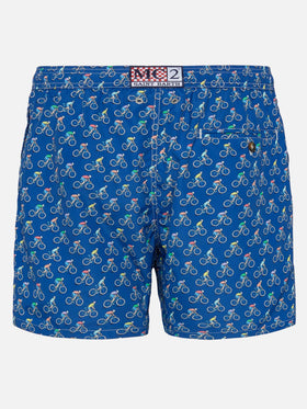 Costume mare Lighting in tessuto leggero con stampa bikers