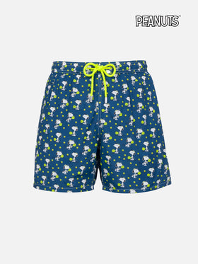 Man lightweight fabric swim-shorts Lighting Micro Fantasy with Snoopy padel print | SNOOPY PEANUTS™ SPECIAL EDITION