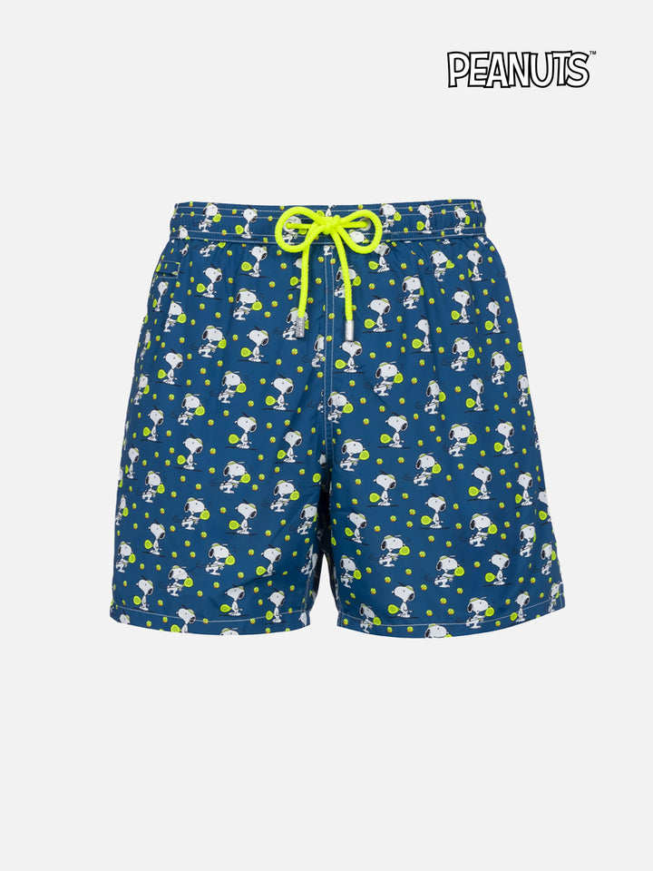 Man lightweight fabric swim-shorts Lighting Micro Fantasy with Snoopy padel print | SNOOPY PEANUTS™ SPECIAL EDITION