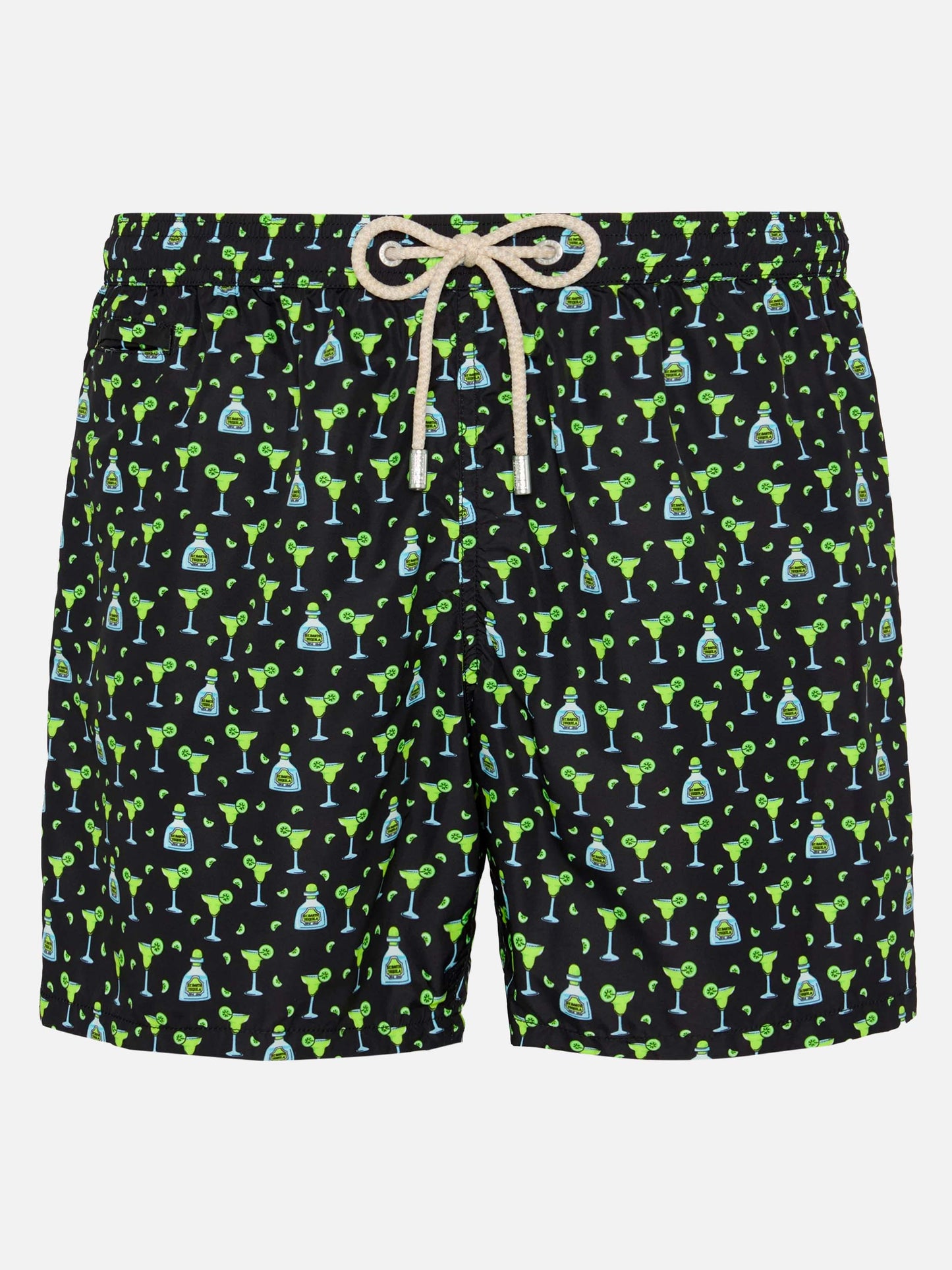 Badeshorts aus leichtem Stoff „Lighting“ mit Margarita-Print
