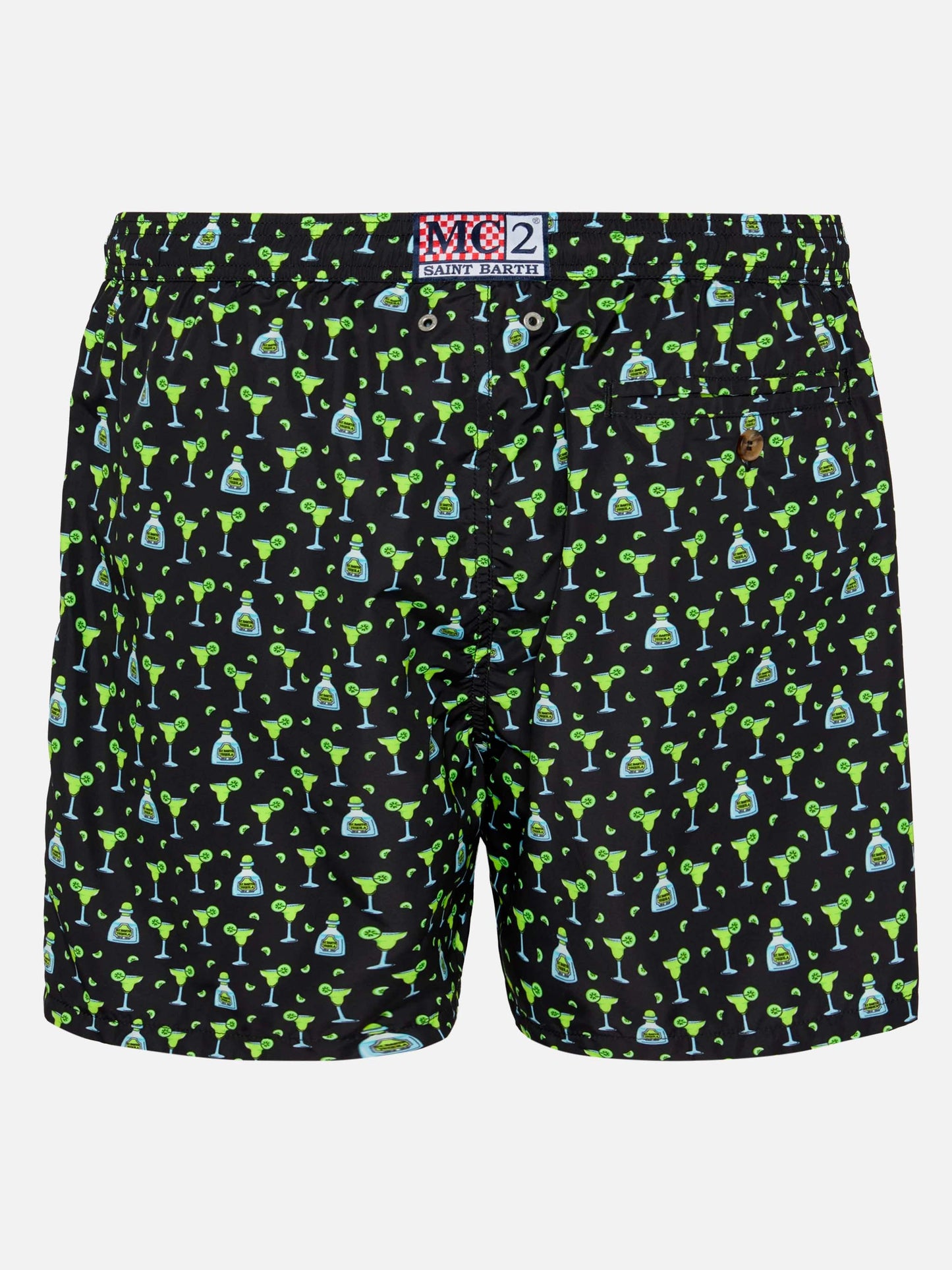 Badeshorts aus leichtem Stoff „Lighting“ mit Margarita-Print