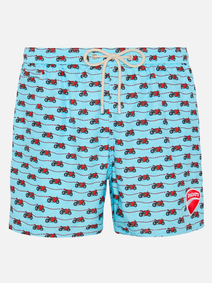 Costume mare Lighting in tessuto leggero con stampa Ducati | DUCATI MOTOR SPECIAL EDITION