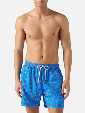Bluette Lighting Micro swim shorts with crab padel print