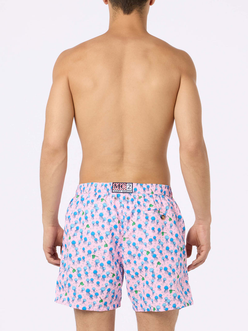 Herren-Badeshorts aus leichtem Stoff Lighting Micro Fantasy mit Quallen-Print