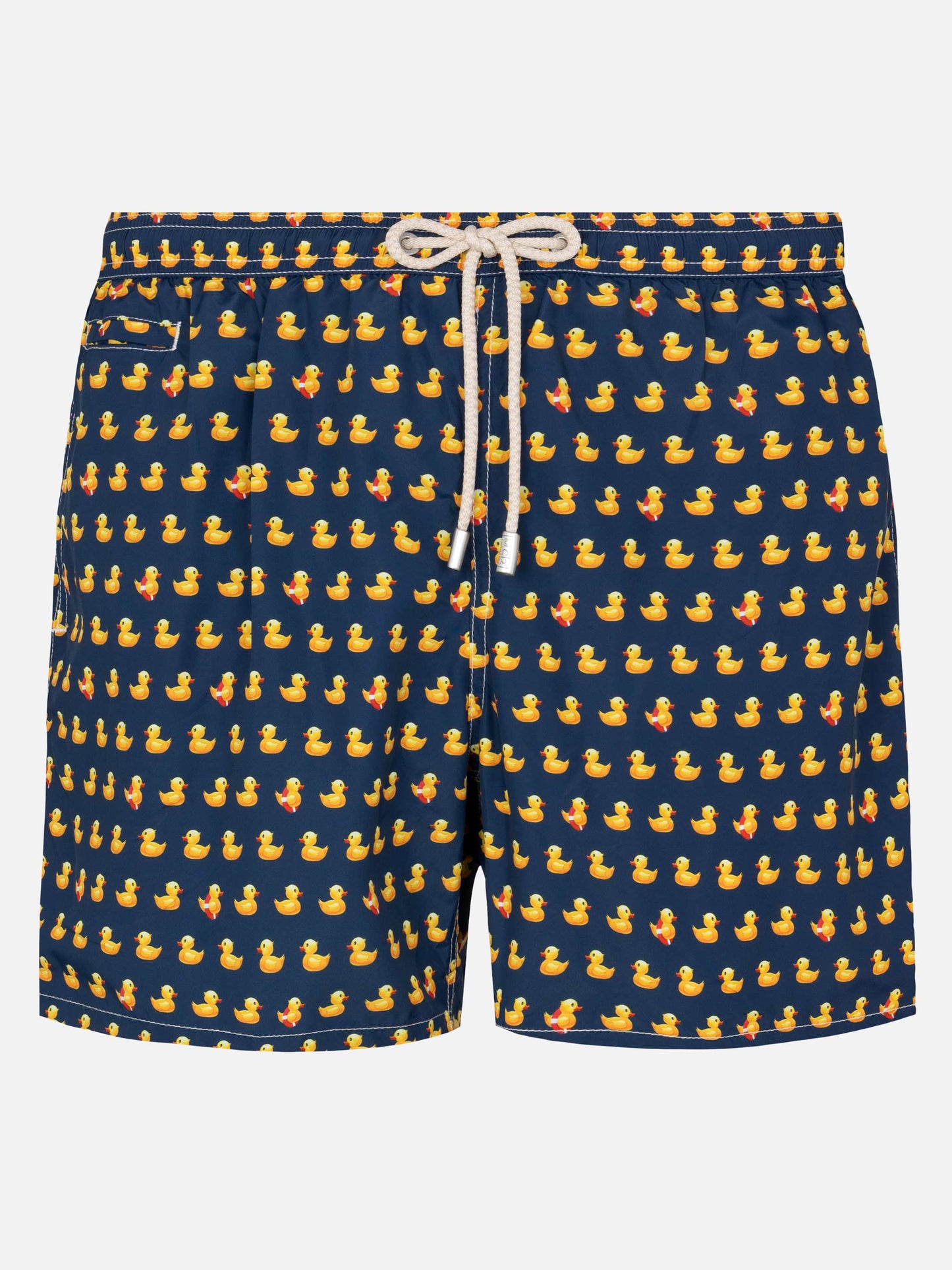 Lightweight fabric swim shorts Lighting with ducky print - MC2 Saint Barth