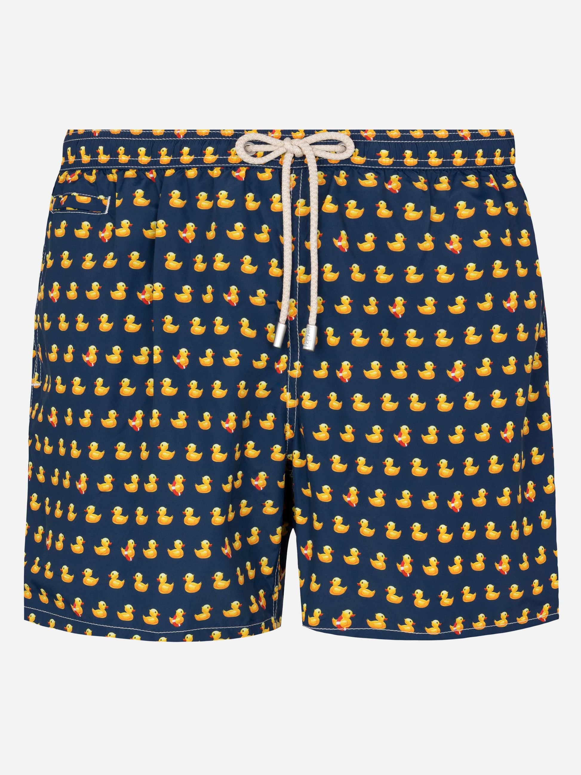 Lightweight fabric swim shorts Lighting with ducky print - MC2 Saint Barth