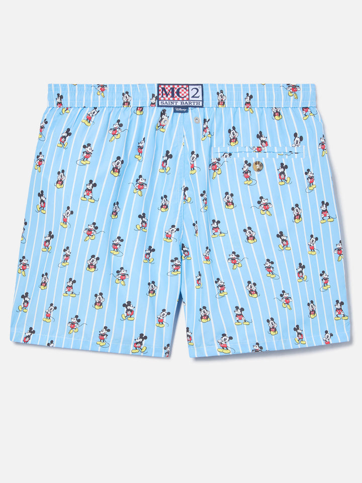 Striped Lighting Micro swim shorts with Mickey Mouse print | Special Edition
