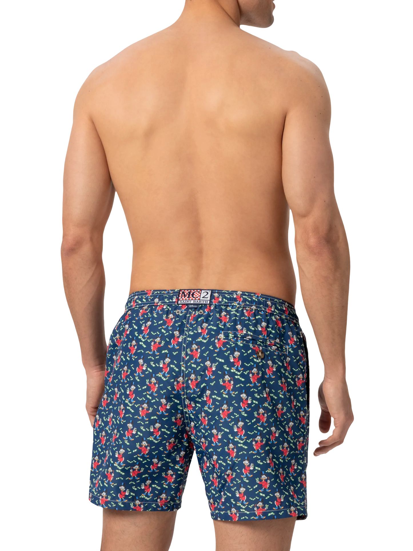 Lightweight fabric swim shorts Lighting with Scrooge print | DISNEY® SPECIAL EDITION - MC2 Saint Barth