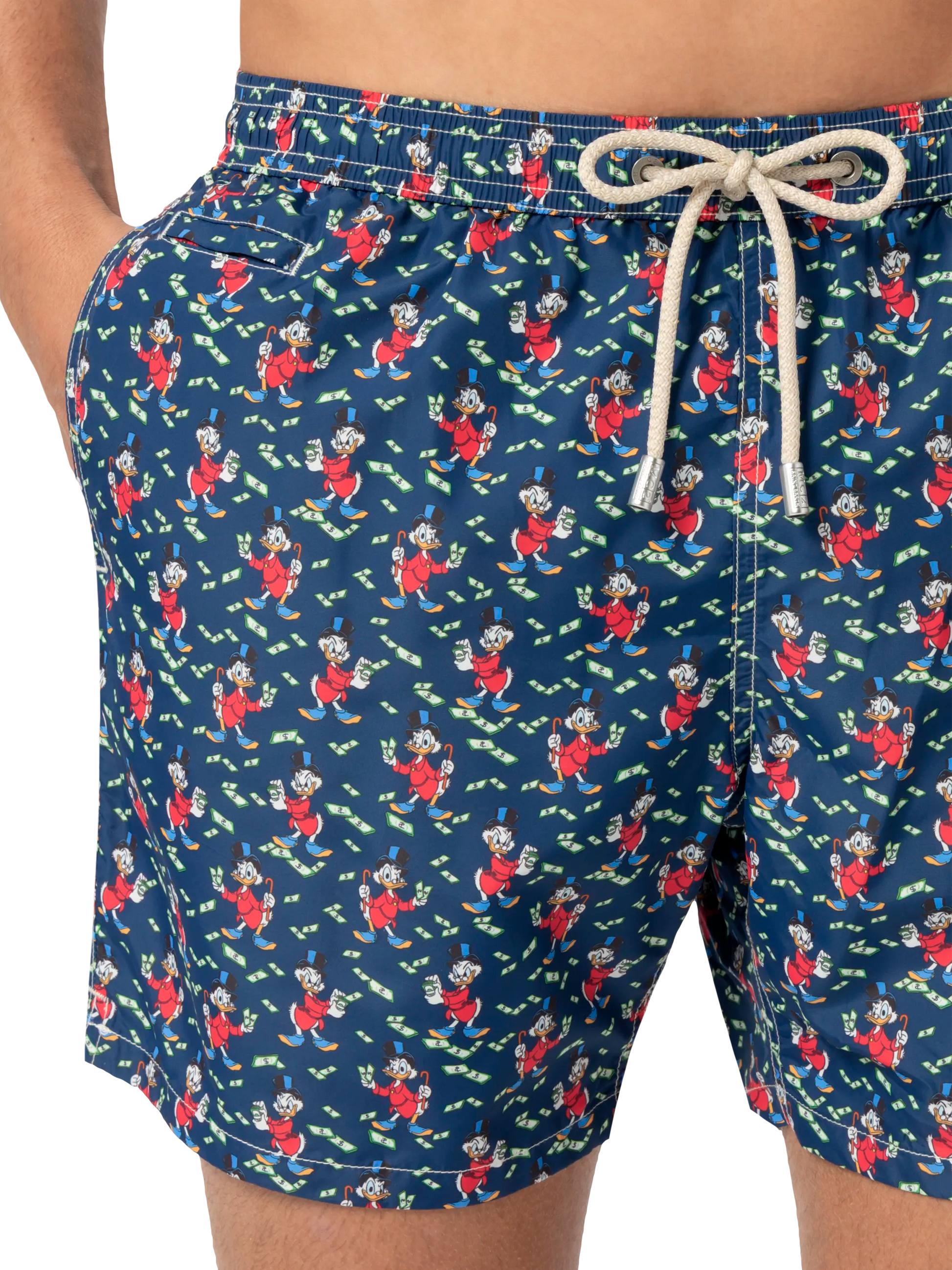 Lightweight fabric swim shorts Lighting with Scrooge print | DISNEY® SPECIAL EDITION - MC2 Saint Barth